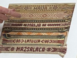 Latvian cultural festival name book marks