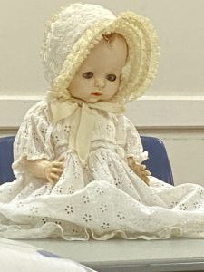 Annie went on holiday in Cronulla and her parents bought her the mama doll when she was aged 7 Named Anne-Marie