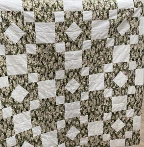 Annie quilt for charity started at quilt retreat
